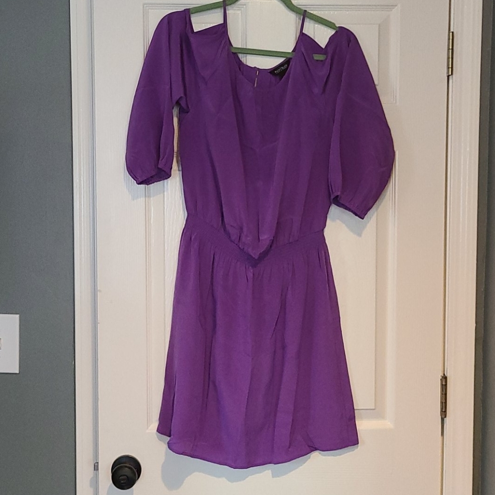 White House Black Market Silk Cocktail Dress, Sz M